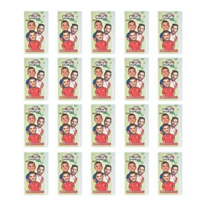 آلبوم کارت فوتبال کیمدی مدل 2025 کد 001 بسته 20 عددی