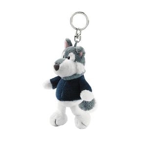 آویز عروسکی نیکی طرح سگ هاسکی مدل huskey boy keyring