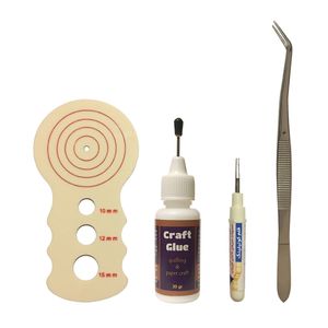 ابزار ملیله کاغذی اوریران کد qul04 مجموعه 4 عددی