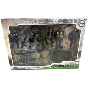 اسباب بازی جنگی مدل military کد 1755 مجموعه 13 عددی