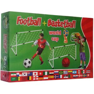 اسباب بازی دروازه فوتبال و تخته بسکتبال مدل football basketball 2in1 کد 2