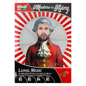 اسباب بازی زینتی کیمدی مدل master of history مسی کد 2026