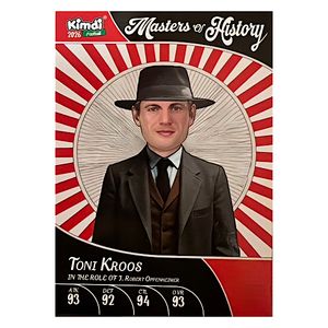 اسباب بازی زینتی کیمدی مدل تونی کروس 2026 مستر آف هیستوری همراه گیفت کارت
