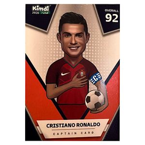 اسباب بازی زینتی کیمدی مدل رونالدو captain 2026 همراه گیفت کارت