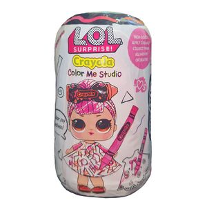اسباب بازی شانسی ال او ال سوپرایز مدل crayola طرح استوانه ای 30 سورپرایزی کد 68 34
