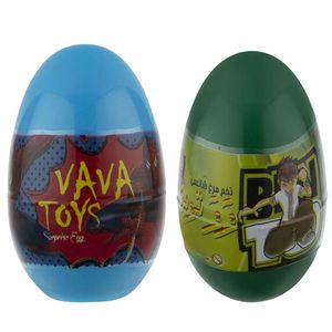 اسباب بازی شانسی وو تویز طرح تخم مرغی مدل twin s2 sm bt مجموعه 2 عددی