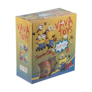 اسباب بازی شانسی وو تویز مدل تخم مرغ شانسی وو تویز مدل minion 24 مجموعه 24 عددی
