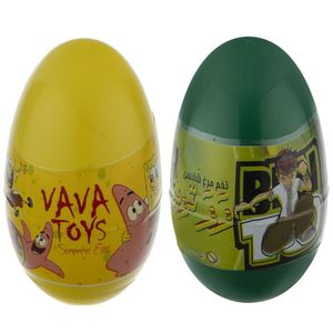 اسباب بازی شانسی وو تویز مدل تخم مرغی کد twin s2 bs bt مجموعه 2 عددی