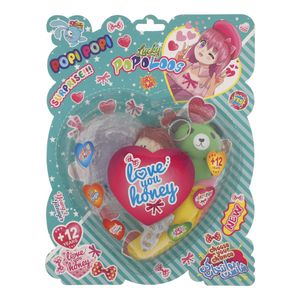 اسباب بازی شانسی پوپی پوپی مدل پوپولوس قلب شفاف دخترانه