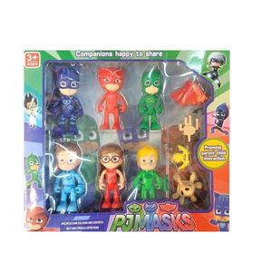 اسباب بازی طرح گروه شب نقاب مدل pjmask02 مجموعه 10 عددی