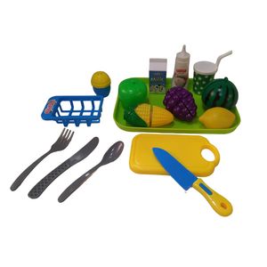 اسباب بازی مدل میوه و سبزیجات برشی کد 168f