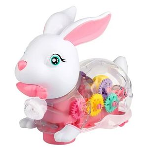 اسباب بازی مدل چرخ دنده ای طرح خرگوش هویج به دهان کد 101b