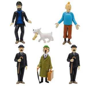 اکشن فیگور مدل تن تن طرح samanis the adventures org مجموعه 6 عددی