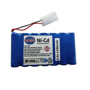 باتری ماشین کنترلی مدل rct 8.4v 1100 sm به همراه سوکت tamya دوپین