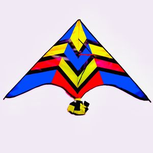 بادبادک مدل دلتا طرح هفت رنگ