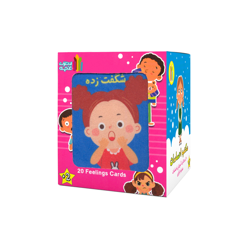 بازی آموزشی انتشارات غنچه مدل مکعب احساسات