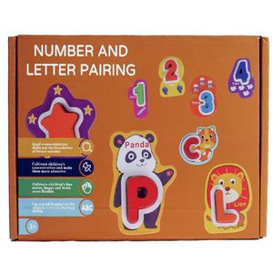 بازی آموزشی انگلیسی مدل number and letter pairing