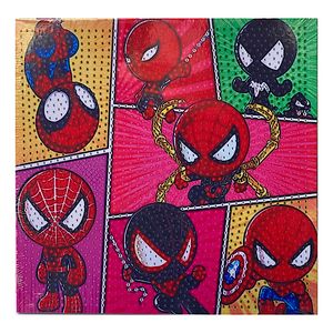 بازی آموزشی مدل ساخت تابلو نقاشی الماسی طرح قاب مرد عنکبوتی کد ۰۲