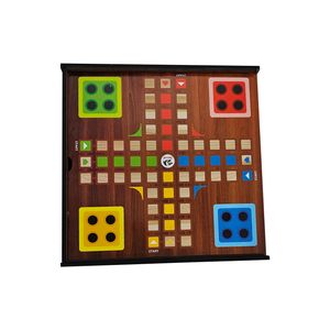 بازی فکری دراگون مدل منچ و شطرنج چوبی کد 801 مجموعه 8 عددی