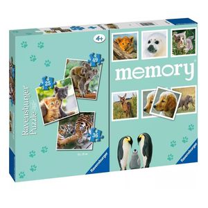 بازی فکری راونزبرگر مدل memory n puzzle animals کد 20984 مجموعه 4 عددی