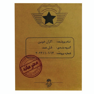 بازی فکری مدل پرونده قتل اکران خونین کد 160296