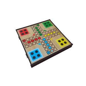 بازی فکری منچ و شطرنج مدل family challenge کد 6x1