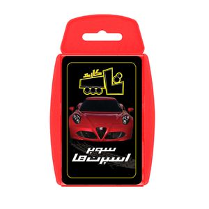 بازی فکری کارتی تاپ کارت ذهن آرا مدل سوپر اسپرت ها