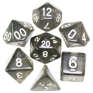 تاس بازی مدل dungeons and dragons بسته 7 عددی