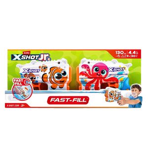 تفنگ آب پاش زورو مدل x shot fast fill بسته 2 عددی