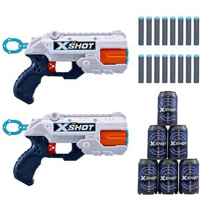 تفنگ بازی زورو سری x shot مدل reflex 6 بسته دو عددی