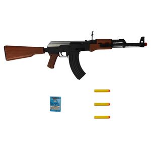 تفنگ بازی طرح کلاشینکف مدل ak123 کد 500 مجموعه 5 عددی