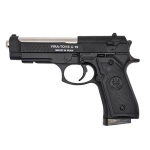تفنگ بازی ناب سل مدل کلت خشاب خور c19 کد airsoft gun c19 مناسب برای نوجوانان