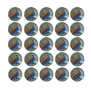 تیله بازی طرح درشت کد 26mm بسته 25 عددی