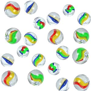 تیله شیشه ای کیان مدل پنج پر بسته 20 عددی