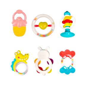 جغجغه بی بی این مدل handbell baby کد 69 608 مجموعه 6 عددی