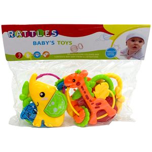 جغجغه طرح میوه مجموعه 6 عددی