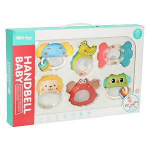 جغجغه مدل baby handbell مجموعه 6 عددی