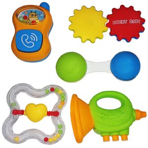 جغجغه مدل baby rattles مجموعه 5 عددی