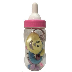 جغجغه کودک طرح شیشه شیر کوچک مدل 7124 بسته 4 عددی