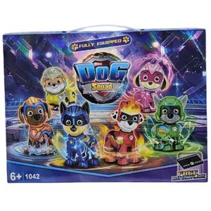 ساختنی 120تکه ناب سل مدل  سگ های نگهبان کد dog squad 6in2 no.1042 مجموعه 6 عددی