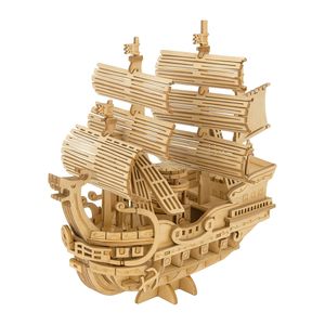 ساختنی 207 تکه مدل ماکت چوبی کشتی کد m226