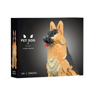 ساختنی 2400 تکه پت داگ مدل سگ ژرمن شپرد کد dmg001