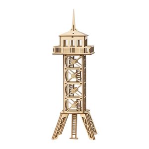 ساختنی 71 تکه مدل ماکت چوبی برجک نگهبانی کد m215