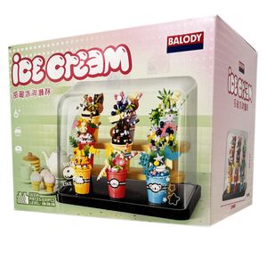 ساختنی 830 تکه بالودی مدل ice cream کد 16358 مجموعه 9 عددی