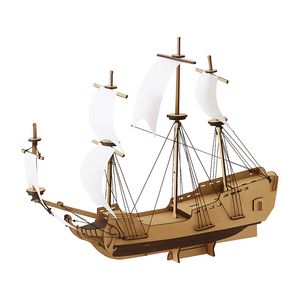 ساختنی 89 تکه مدل ماکت چوبی کشتی بادبانی کد m225