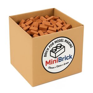 ساختنی مدل آجر مینیاتوری 400 عددی مدل minibrick