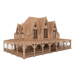 ساختنی مدل ماکت چوبی خانه کد m153