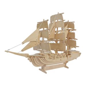 ساختنی مدل ماکت چوبی کشتی بادبانی کد m85