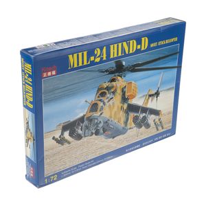 ساختنی کیتک طرح هلی کوپتر جنگنده مدل mil 24 hind d کد 3028