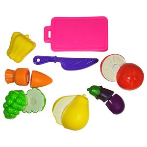 ست اسباب بازی آشپزخانه مدل fruit cutter مجموعه ۱۴ عددی